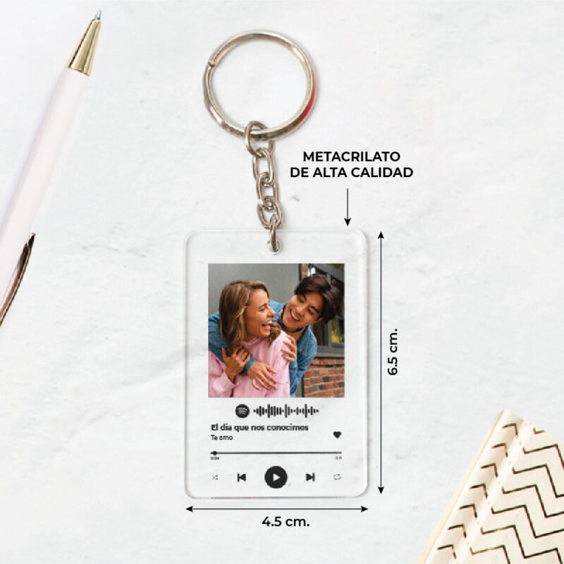 Llavero Spotify personalizado