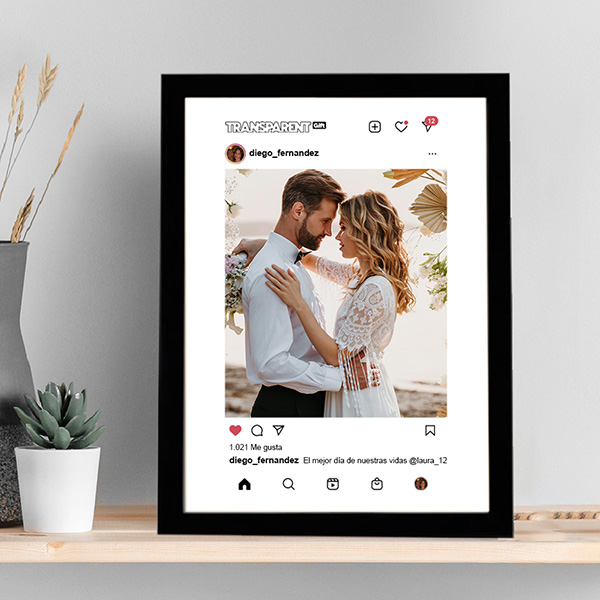 Placa Instagram personalizada