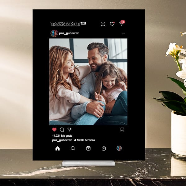 Placa Instagram personalizada
