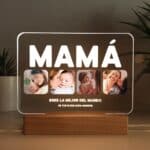 Miniatura de Lámpara Mamá con 4 fotos personalizada