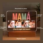 Miniatura de Lámpara Mamá multicolor personalizada