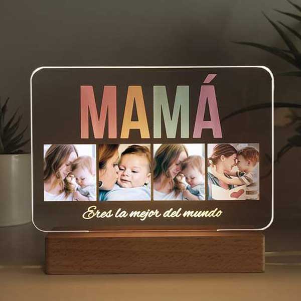Lámpara Mamá multicolor personalizada (Francia)