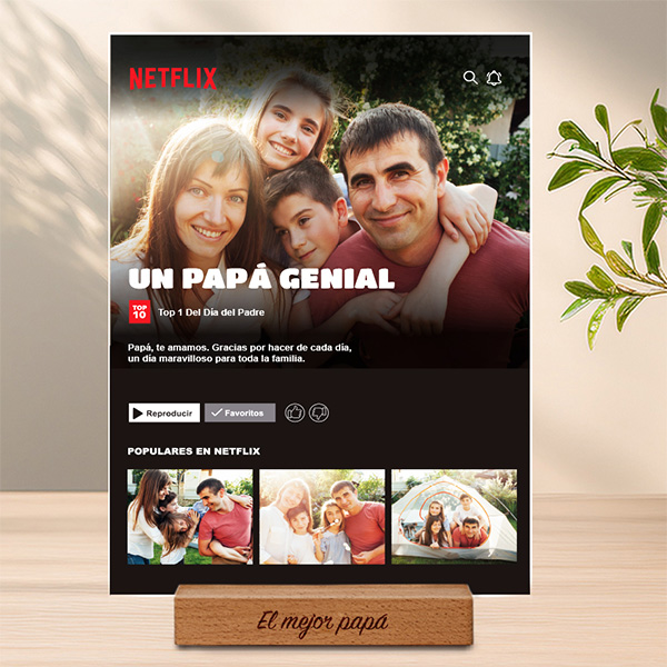 Placa Netflix personalizada