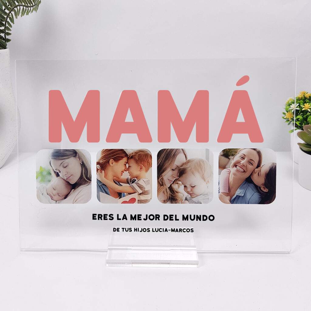 Placa mamá personalizada. Placa para madres. Regalo para madres