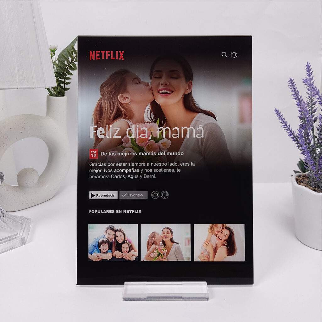 Placa netflix personalizada