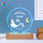 Miniatura de Lámpara Welcome Bebé personalizada