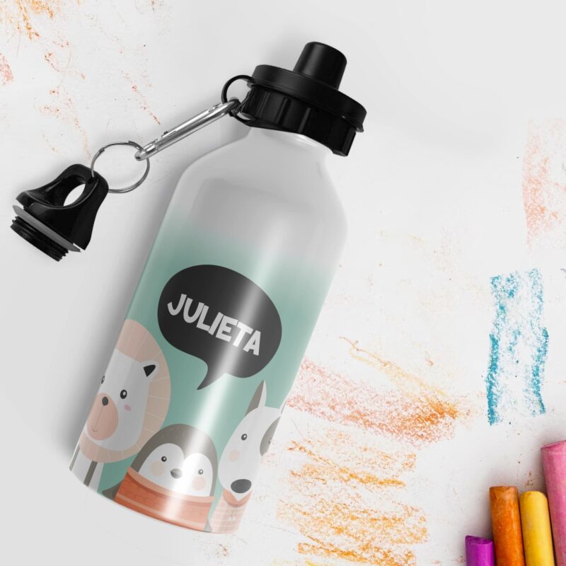 Botella Infantil Animalitos personalizada