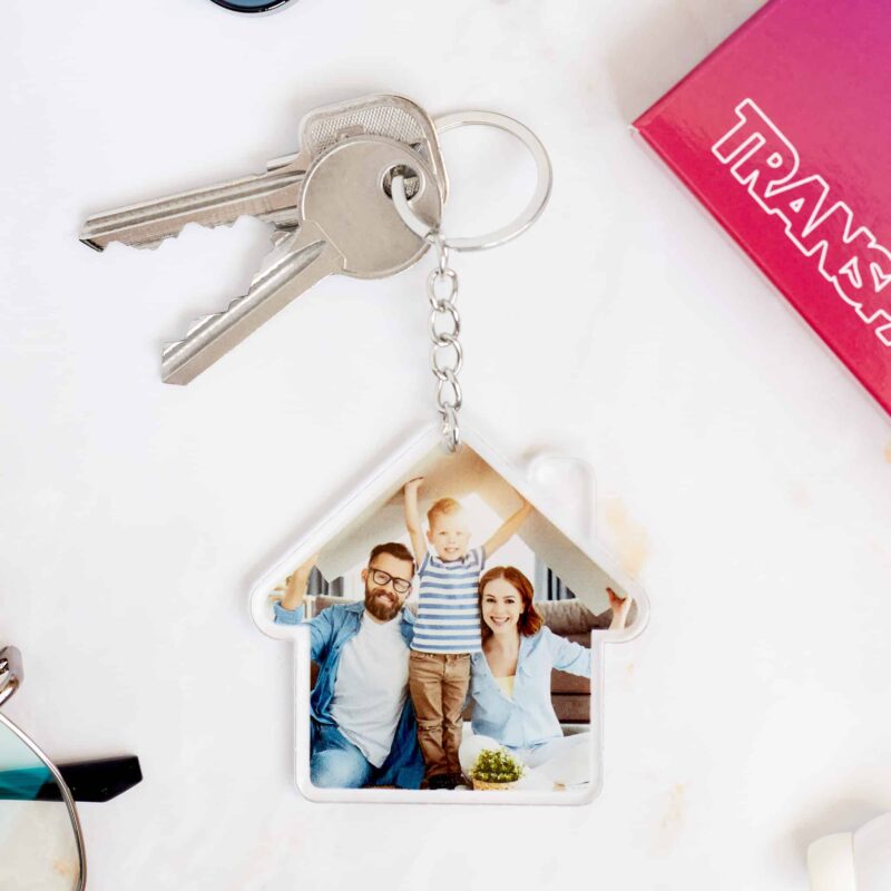 Llavero Hogar con Foto personalizado