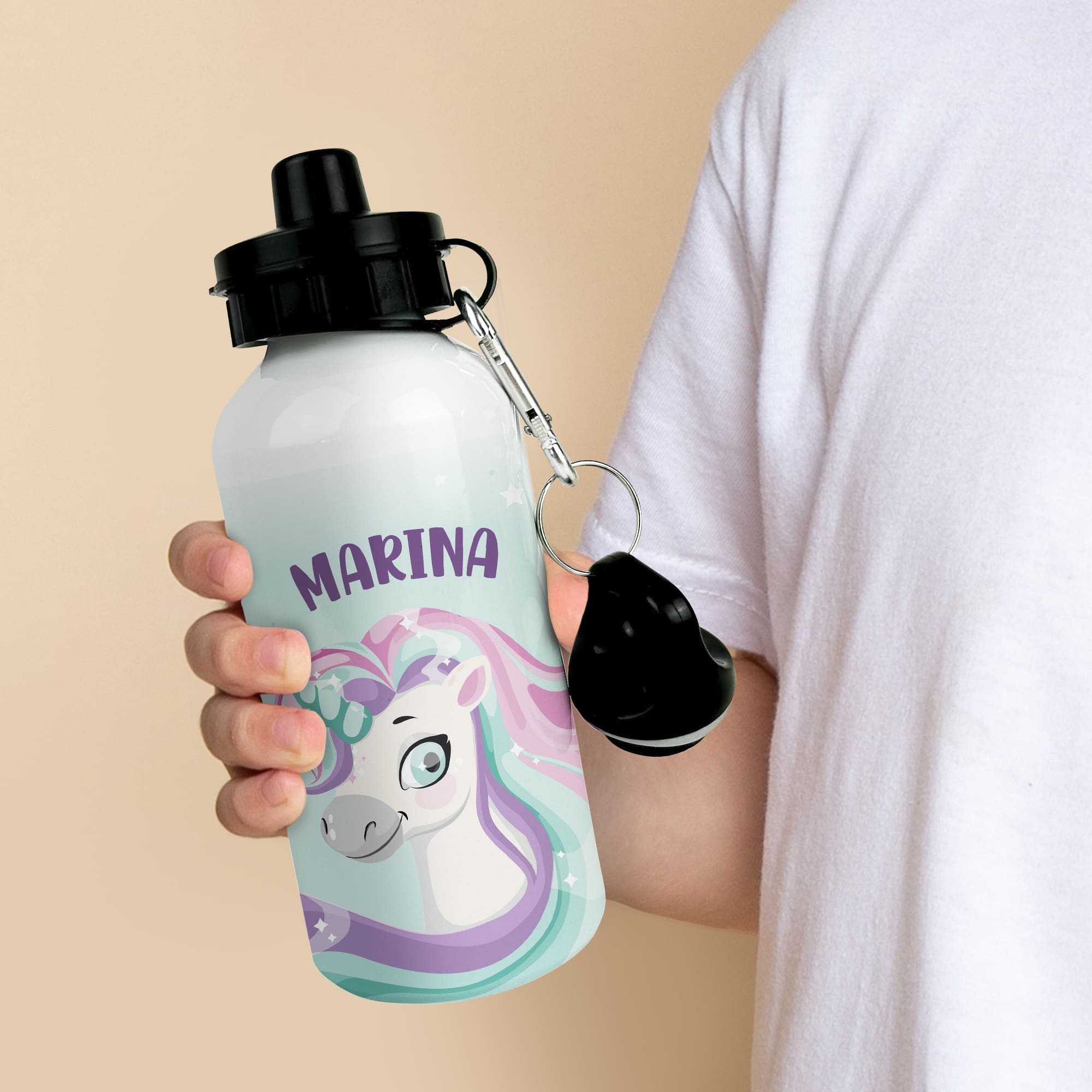 Botella Personalizada Unicornio 500 ml