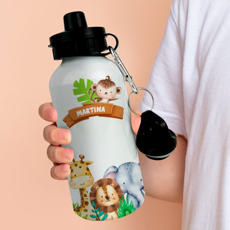 Botella Infantil Jungla personalizada