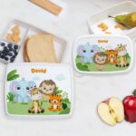 Miniatura de Fiambrera Infantil Animales Selva personalizada