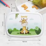 Miniatura de Fiambrera Infantil Animales Selva personalizada