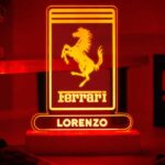 Miniatura de Lámpara Ferrari con Nombre personalizada