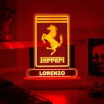 Miniatura de Lámpara Ferrari con Nombre personalizada