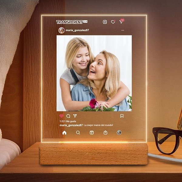 Lámpara Instagram con Foto personalizada