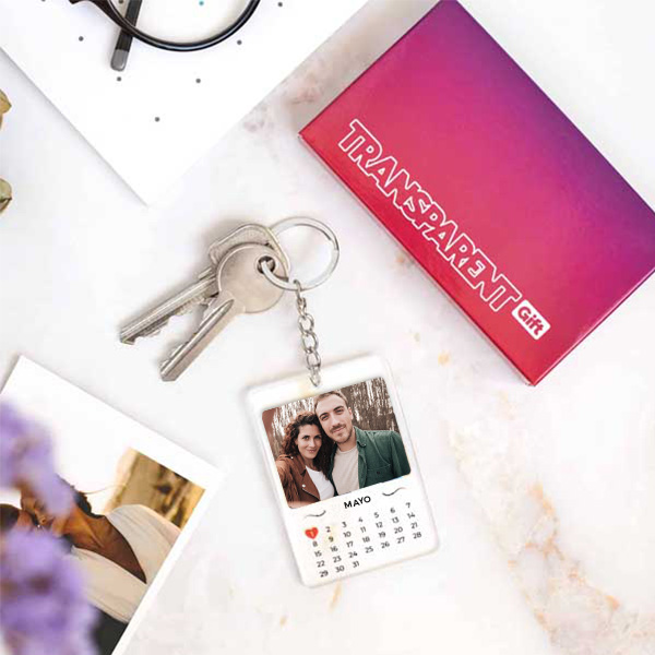 Llavero Calendario Con Foto personalizado