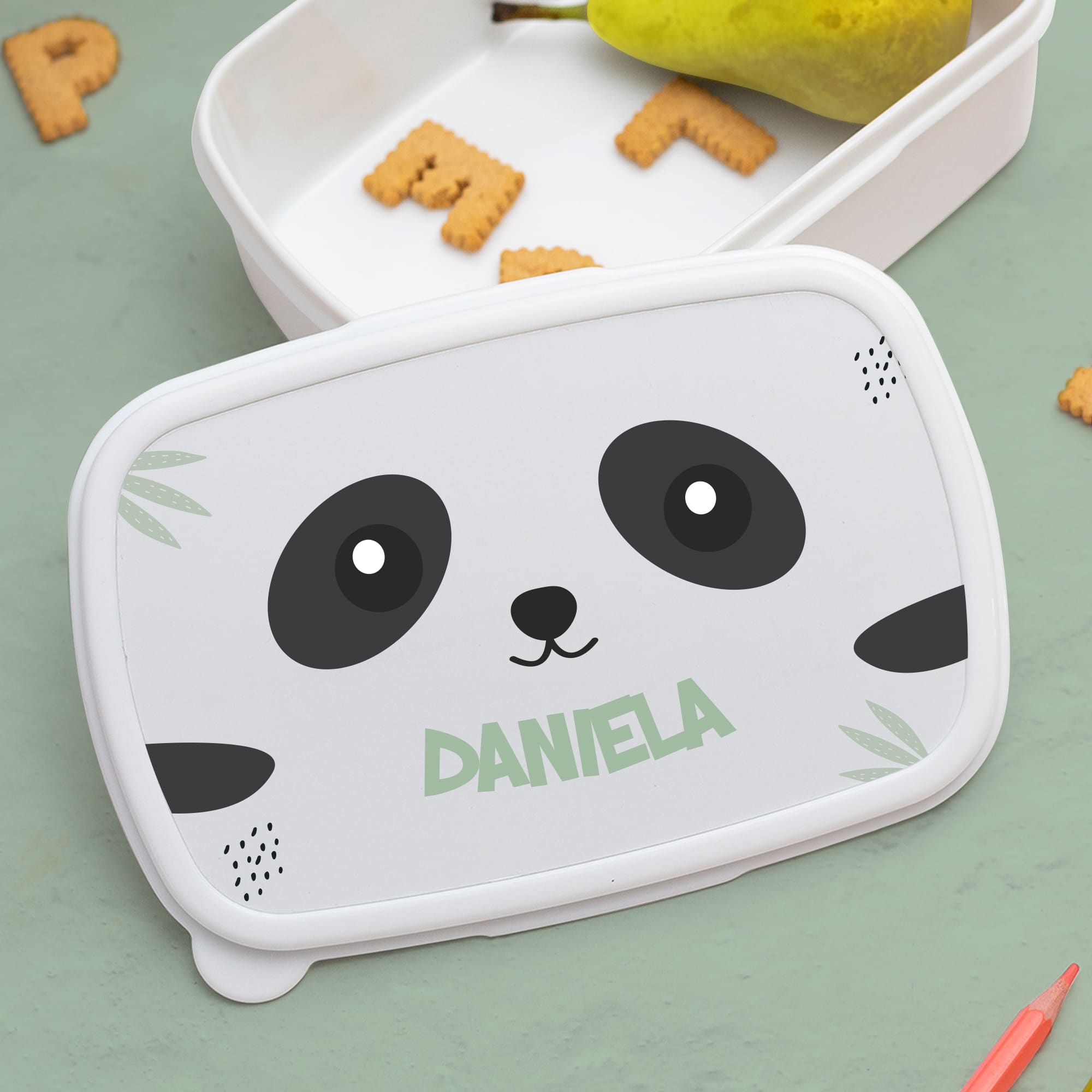 ≫ Fiambrera Infantil Panda personalizada ❤️ - Transparent Gift