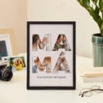 Miniatura de Placa Mamá Con Fotos en Letras personalizada