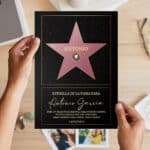 Miniatura de Placa Hollywood con Textos personalizada