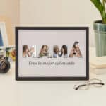 Miniatura de Placa Mamá Con Fotos en Letras personalizada