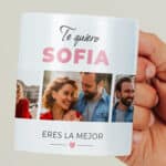 Miniatura de Taza Dedicatoria con 3 Frases y 3 Fotos personalizada