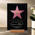 Miniatura de Placa Hollywood con Textos personalizada
