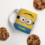 Miniatura de Taza Infantil Irrompible Minions con Nombre personalizada