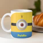 Miniatura de Taza Infantil Irrompible Minions con Nombre personalizada