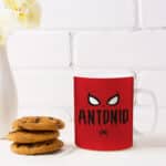 Miniatura de Taza Infantil Irrompible Spiderman con Nombre personalizada