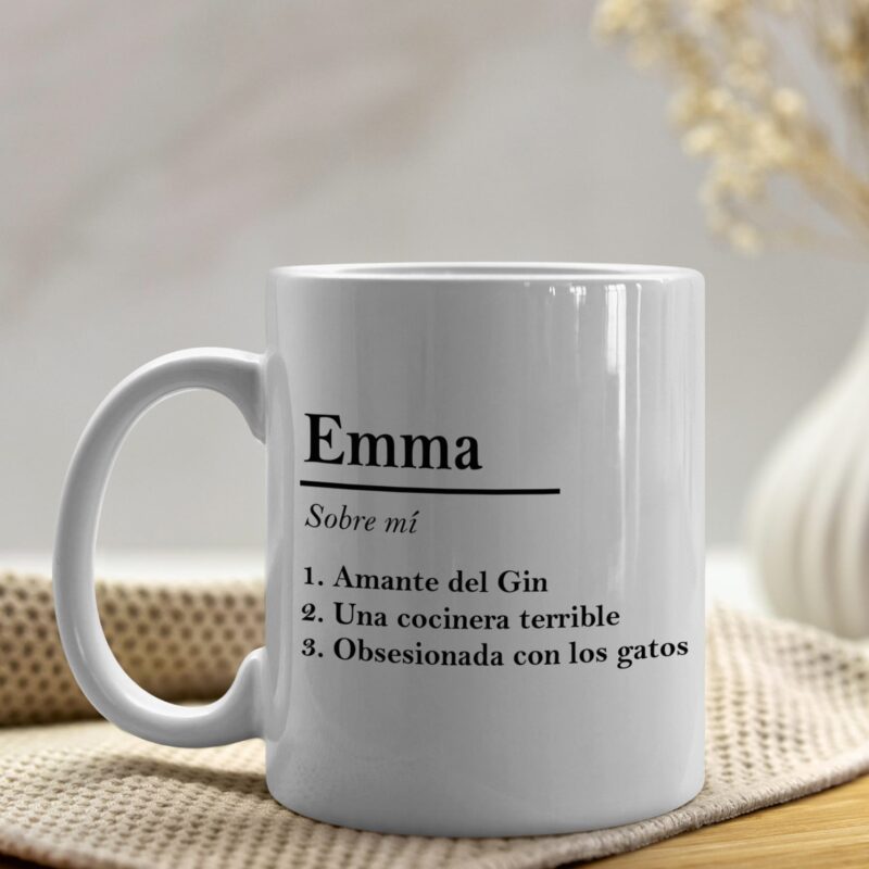Taza Significado del Nombre personalizada