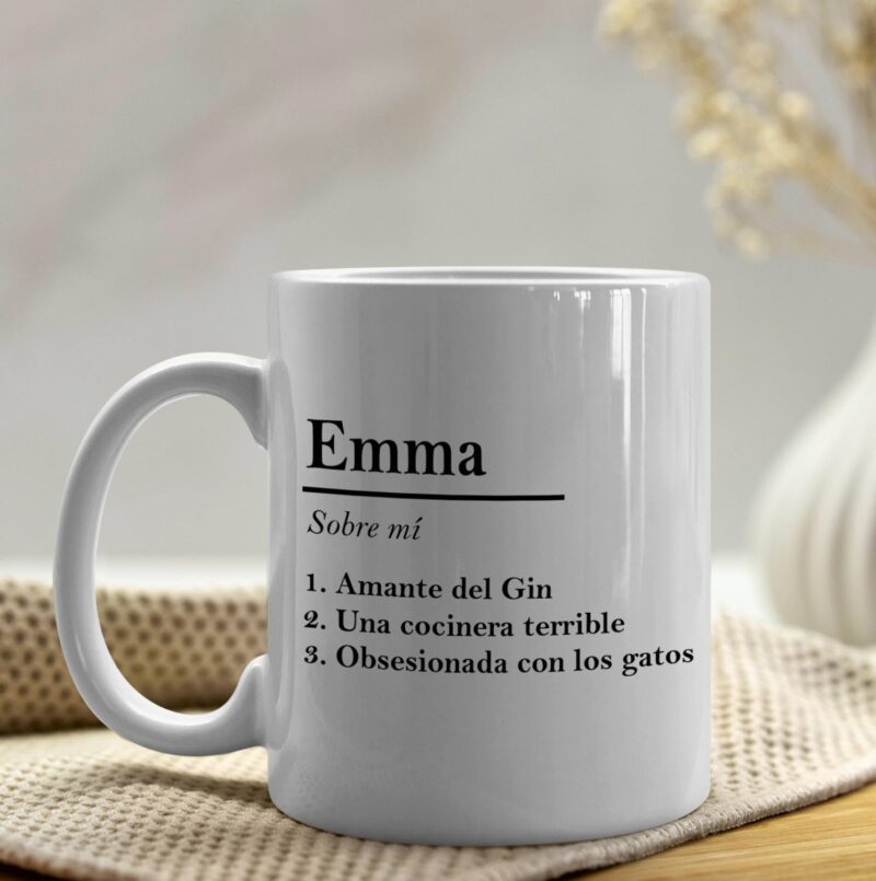 Taza Significado del Nombre personalizada