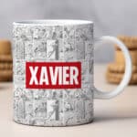 Miniatura de Taza Superhéroes Marvel con Nombre personalizada