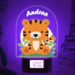 Miniatura de Reloj Despertador Infantil de animales personalizado