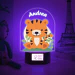 Miniatura de Reloj Despertador Infantil de animales personalizado