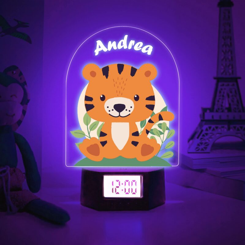 Reloj Despertador Infantil de animales personalizado