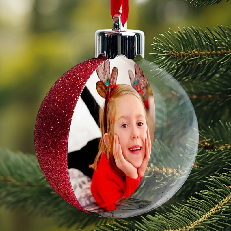 Bola Colgante para Árbol de Navidad con Foto personalizada