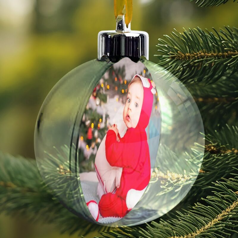 Bola Colgante para Árbol de Navidad con Foto personalizada