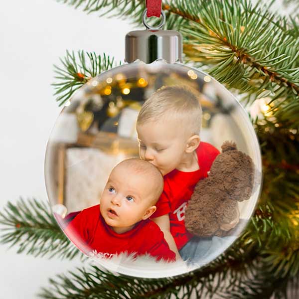 Bola Colgante para Árbol de Navidad con Foto personalizada