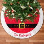 Miniatura de Falda para Árbol de Navidad Papá Noel con Nombre Personalizada