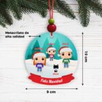 Miniatura de Pack de Adornos para Árbol de Navidad Funkos con Nombres personalizados