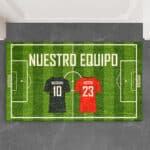 Miniatura de Felpudo Equipo Fútbol Familia personalizado