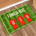 Miniatura de Felpudo Equipo Fútbol Familia personalizado