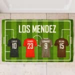 Miniatura de Felpudo Equipo Fútbol Familia personalizado