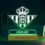 Miniatura de Lámpara Escudo Betis personalizada