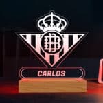 Miniatura de Lámpara Escudo Betis personalizada