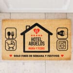 Miniatura de Felpudo Hotel Abuelos personalizado