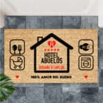 Miniatura de Felpudo Hotel Abuelos personalizado