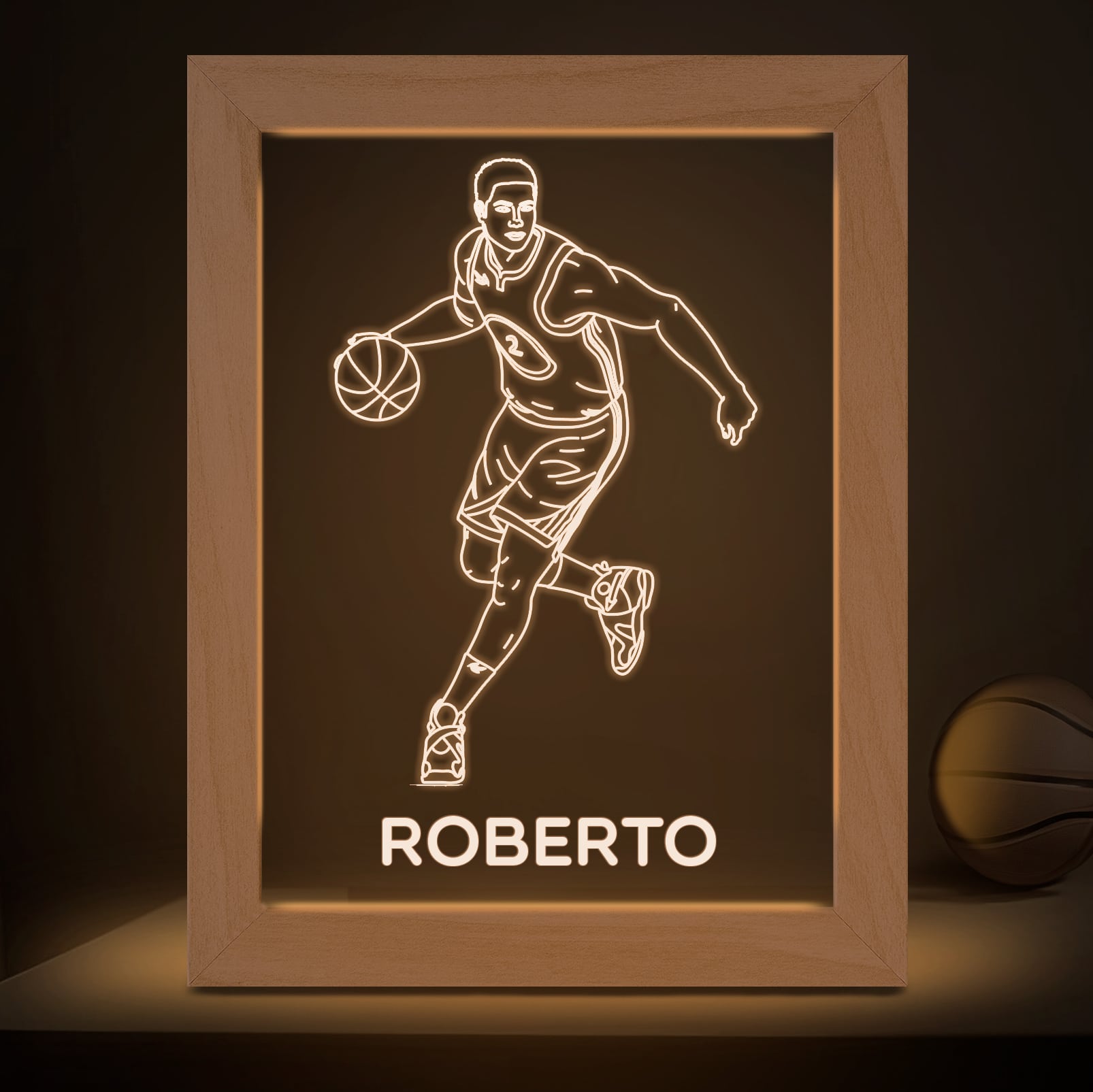 ≫ Lámpara Basket personalizada ❤️ - Transparent Gift