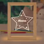 Miniatura de Lámpara Infantil Estrella con Nombre personalizada