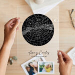 Miniatura de Placa Mapa Estelar personalizada